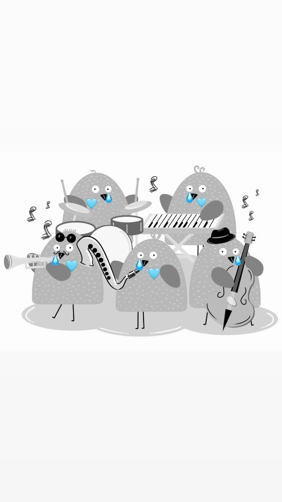Bluebird Mascot Jam Session Band